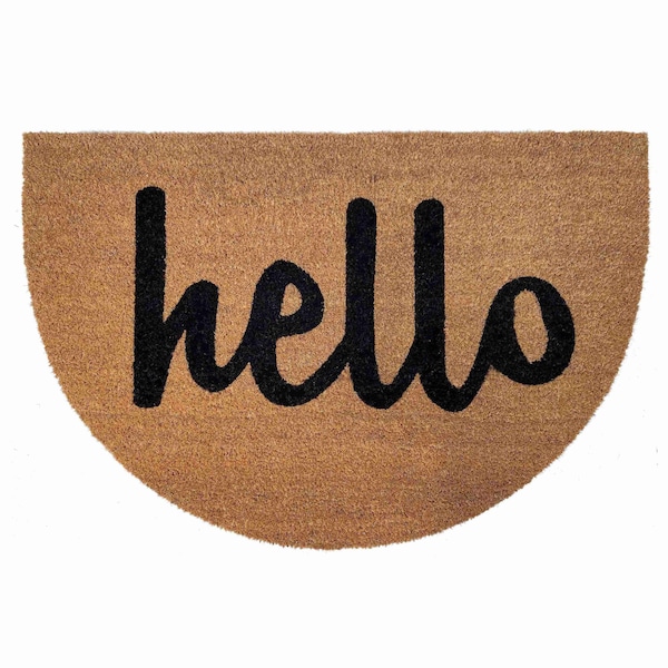 Calloway Mills Entrance Mat, Coir, Natural, Black 106122436 - main